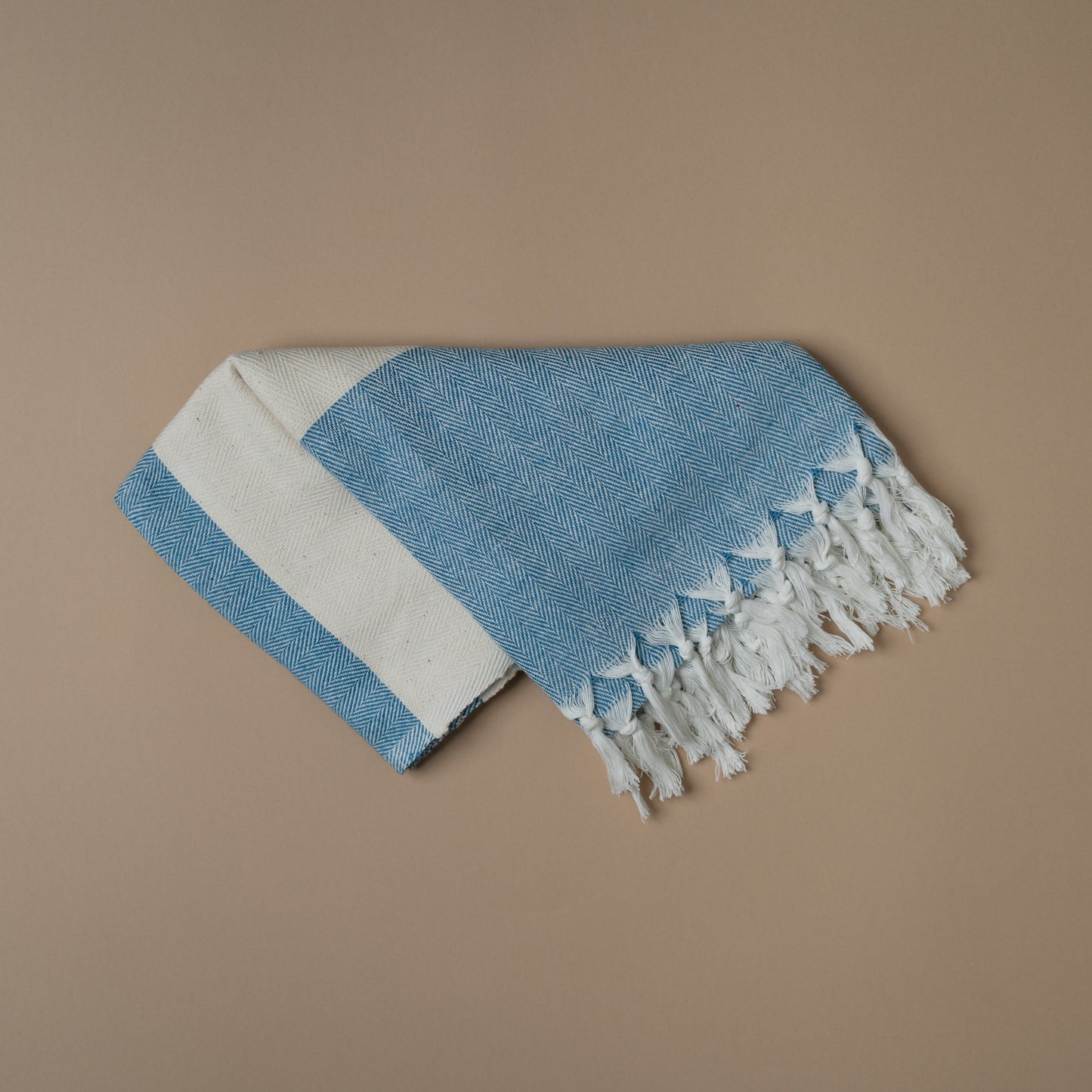 Indigo Vetiver combo - organic yoga rug + herbal yoga towel