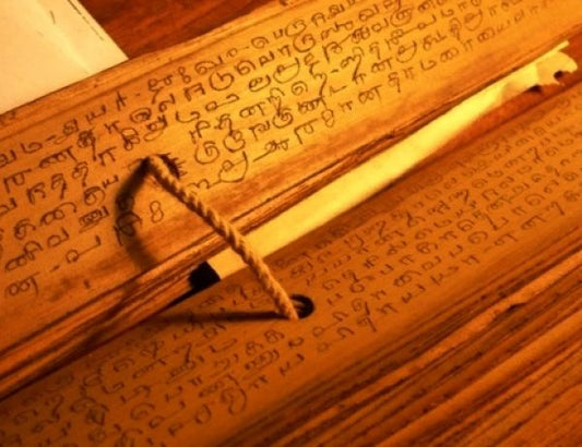 Ancient treasure in Palm leaves