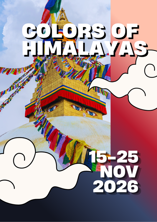 Colors of Himalayas: 15.-25. NOVEMBER 2026 DEPOSIT