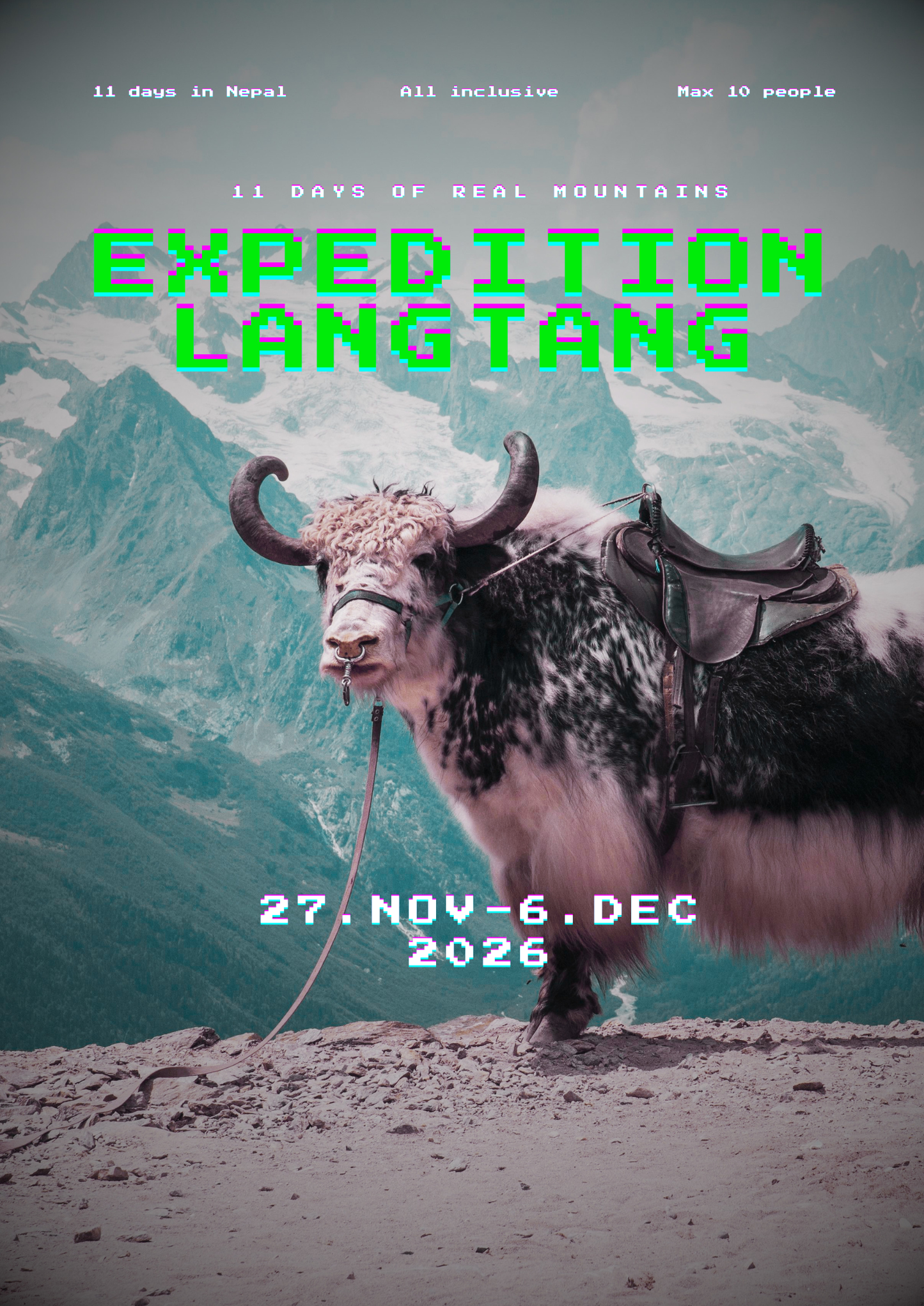 LANGTANG EXPEDITION: 11 days of real mountains  DEPOSIT TICKET