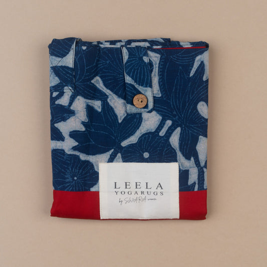 Hand-block printed Tote bag - Red