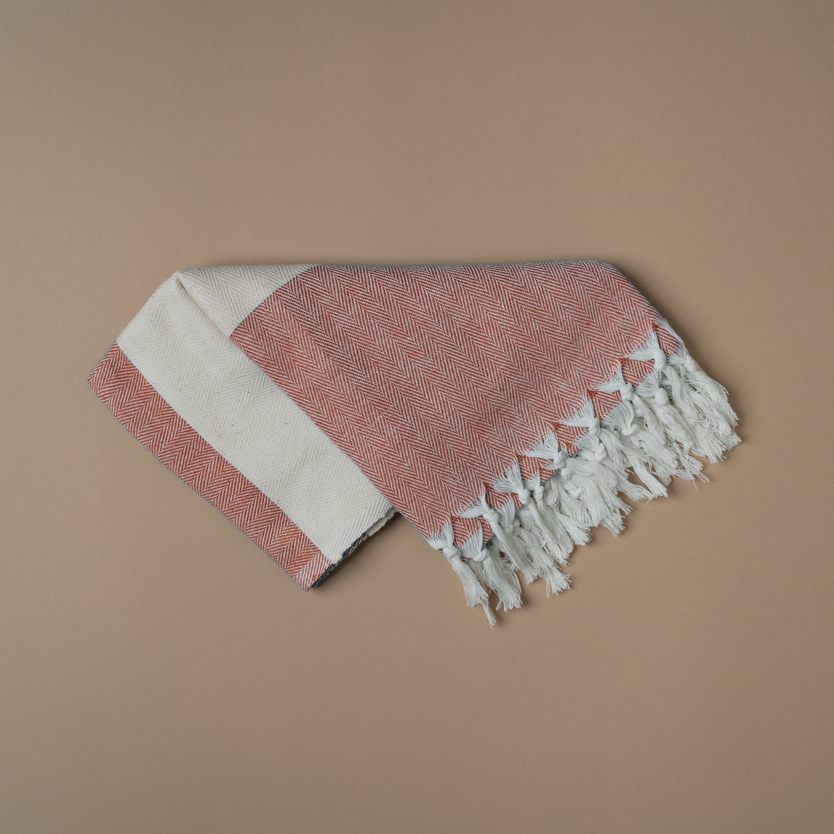 Turmeric orange • Herbal-Dyed Yoga towel