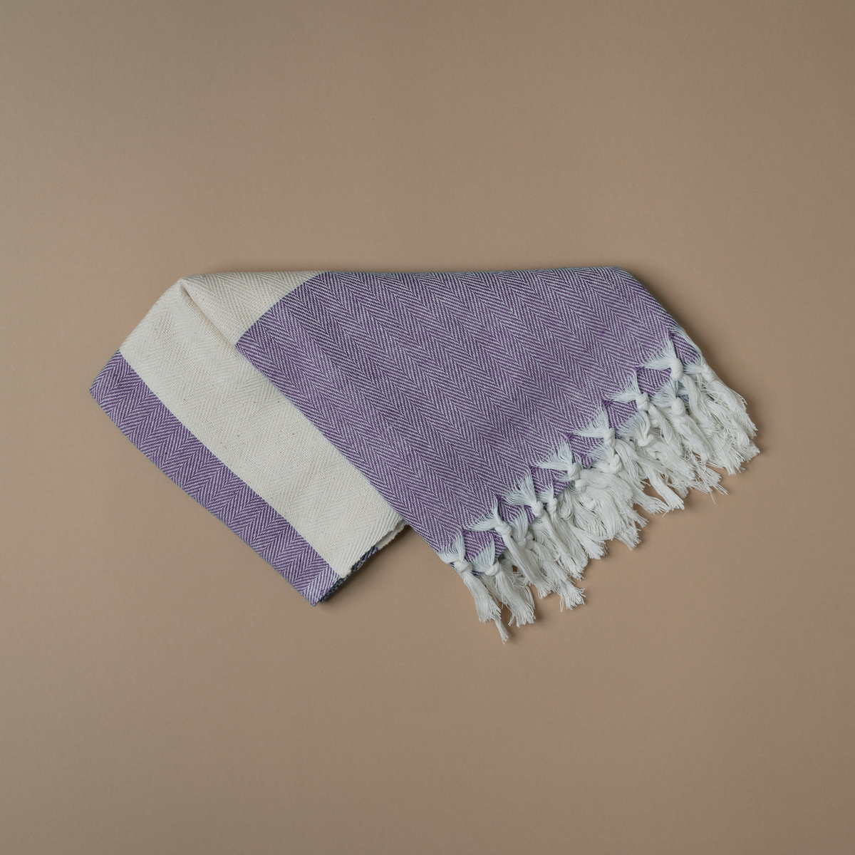 Indigo Purple • Herbal-Dyed Yoga towel